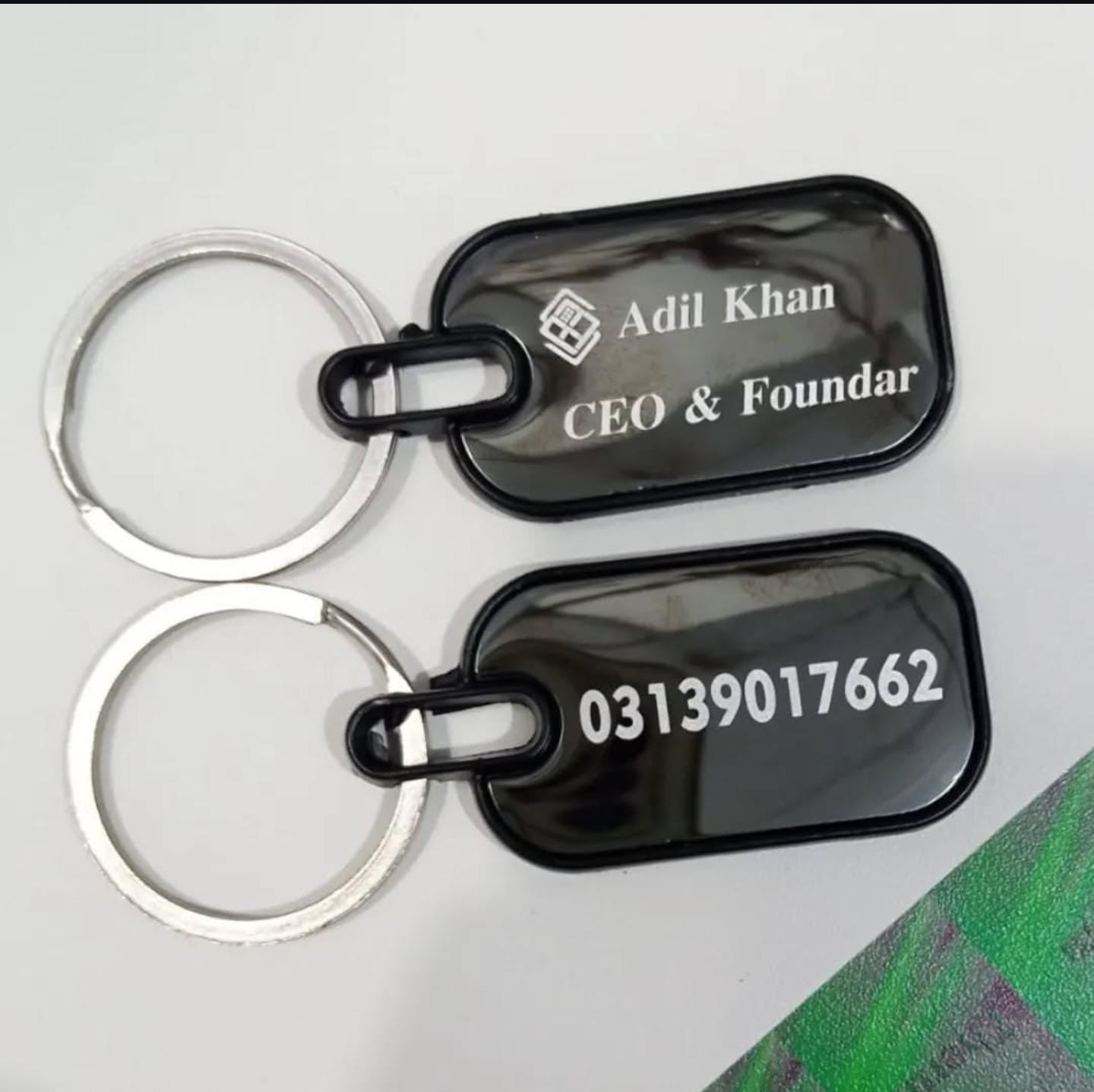 Metal Keychain Engraving
