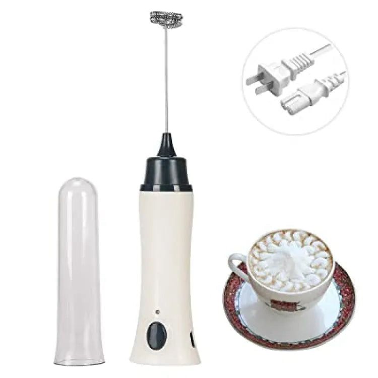 Heavy Duty 2 in 1 Rechargeable + Direct Power Milk Frother Coffee Beater