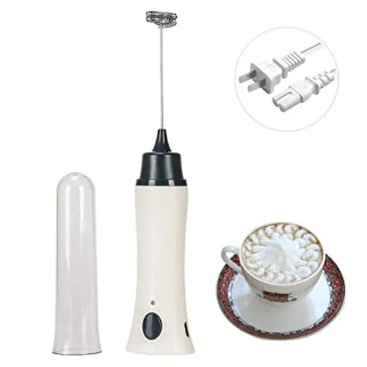 Heavy Duty 2 in 1 Rechargeable + Direct Power Milk Frother Coffee Beater