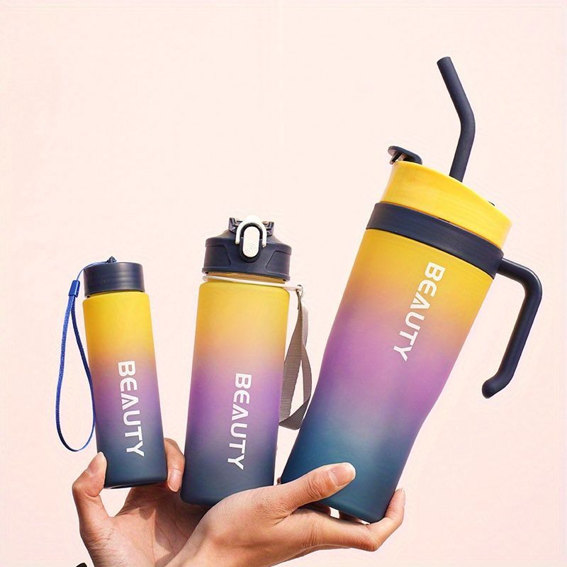 Pack of 3pcs Water Bottle RanBeiBear Tumbler Set