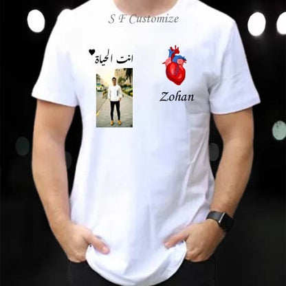 Antal Hayat New Designs Poly'ster Fabric T-shirts
