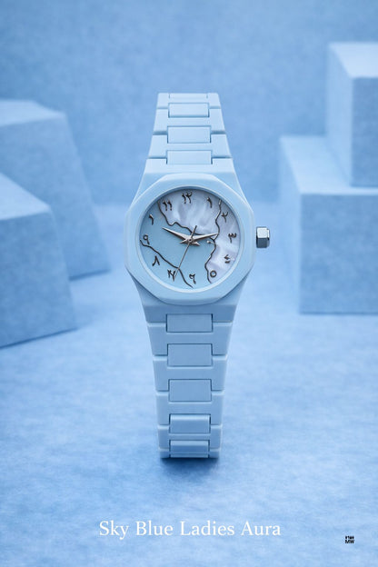 AURA Quartz movement  Lite weight  Butterfly lock Great quailty & finishing  Different Colours Avb