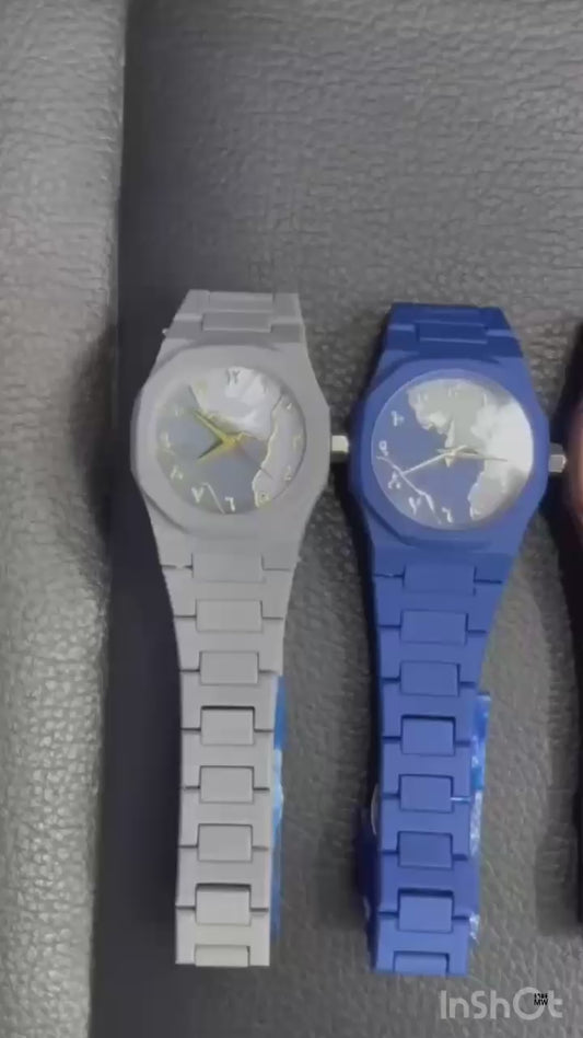 AURA Quartz movement  Lite weight  Butterfly lock Great quailty & finishing  Different Colours Avb