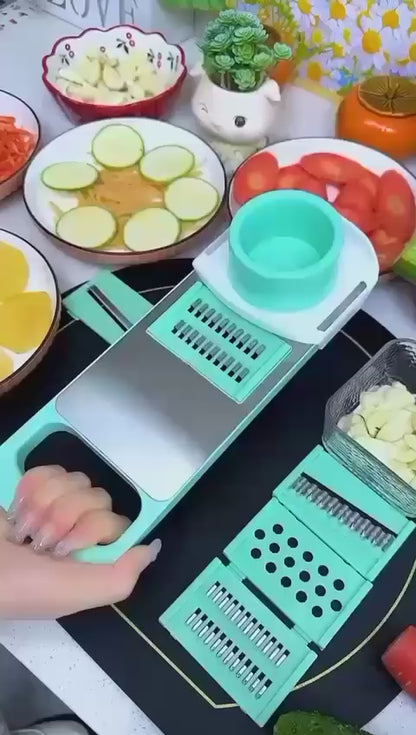 5in1 Vegetable Stainless Steel Cutter